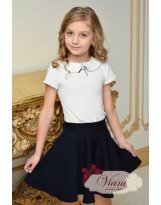Блуза шкільна короткий рукав Viani / Віані / Модні Дітки