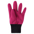 Малиновые флисовые перчатки Reima рукавицы Osk 527279/3600